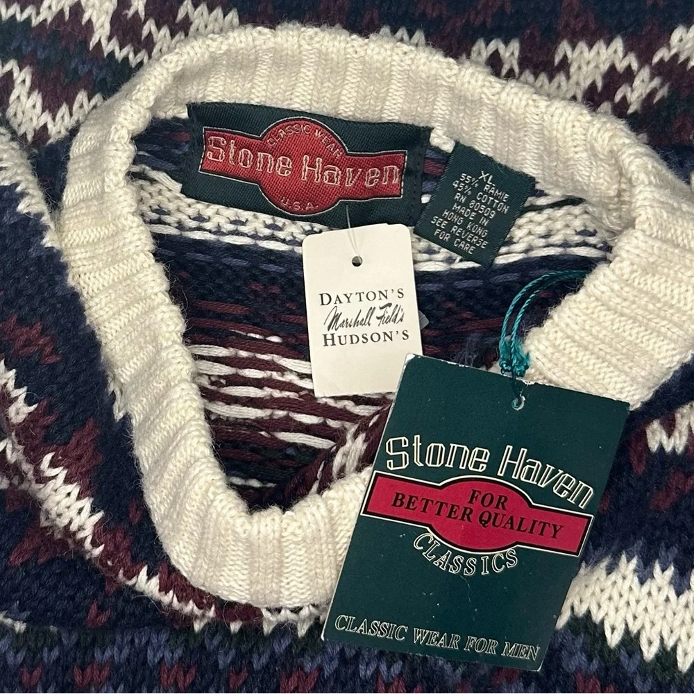 Vintage Stone Haven Classic Wear crewneck sweater
